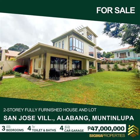 San Jose Village Alabang Muntinlupa house and lot for sale.